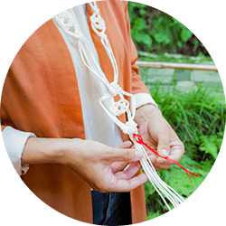 お注連に結びましょう